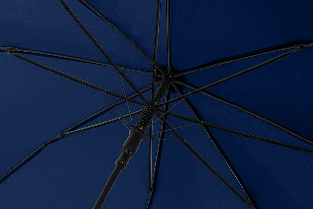 Зонт-трость Glasgow, темно-синий с логотипом в Екатеринбурге заказать по выгодной цене в кибермаркете AvroraStore