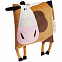 Подушка «Корова Зорька» с логотипом в Екатеринбурге заказать по выгодной цене в кибермаркете AvroraStore