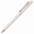 Ручка шариковая Raja Chrome, белая с логотипом в Екатеринбурге заказать по выгодной цене в кибермаркете AvroraStore