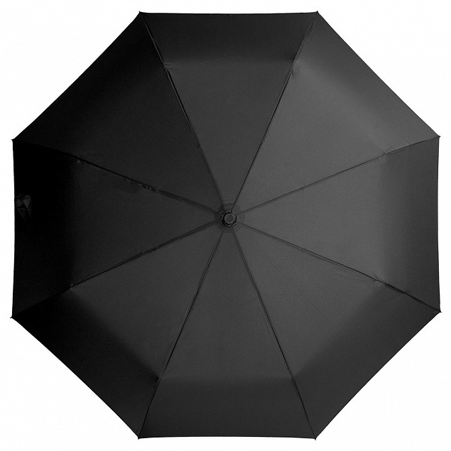 Зонт складной Comfort, черный с логотипом в Екатеринбурге заказать по выгодной цене в кибермаркете AvroraStore