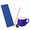Подарочный набор LAST SUMMER: бизнес-блокнот, кружка, карандаш чернографитный, синий с логотипом в Екатеринбурге заказать по выгодной цене в кибермаркете AvroraStore