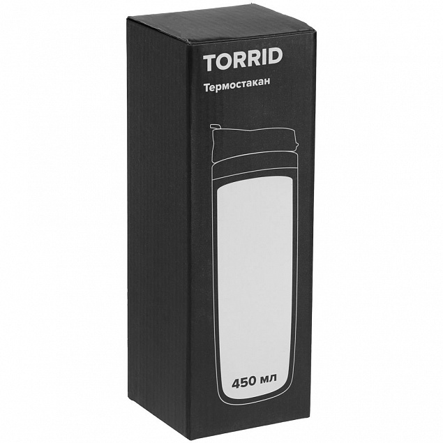 Термостакан Torrid, черный с логотипом в Екатеринбурге заказать по выгодной цене в кибермаркете AvroraStore
