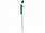 Ручка шариковая Этюд, белый/зеленое яблоко с логотипом в Екатеринбурге заказать по выгодной цене в кибермаркете AvroraStore