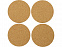 Набор костеров из пробки в хлопковом мешке «Bali» с логотипом в Екатеринбурге заказать по выгодной цене в кибермаркете AvroraStore