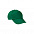 Бейсболка PROMOTION, белая - ярко-зеленая с логотипом в Екатеринбурге заказать по выгодной цене в кибермаркете AvroraStore