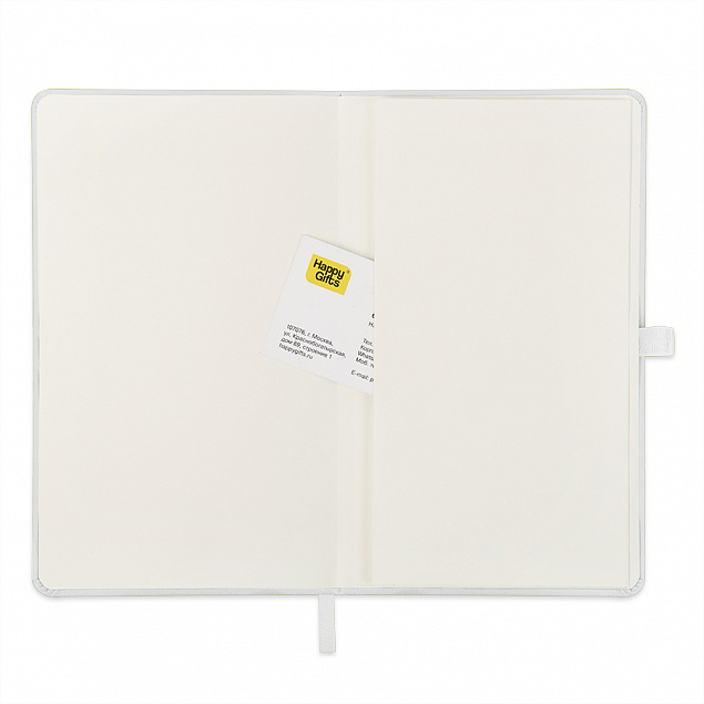 Ежедневник недатированный HAMILTON, A5, белый, кремовый блок с логотипом в Екатеринбурге заказать по выгодной цене в кибермаркете AvroraStore