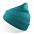 Шапка вязаная  двойная "Wind", с отворотом_ярко синий,100% акрил  с логотипом в Екатеринбурге заказать по выгодной цене в кибермаркете AvroraStore