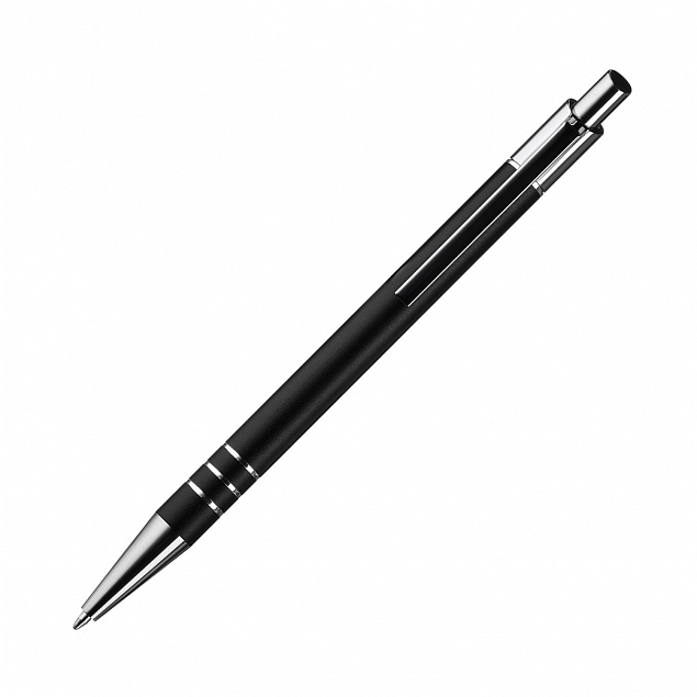 Шариковая ручка City, черная с логотипом в Екатеринбурге заказать по выгодной цене в кибермаркете AvroraStore
