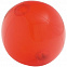 Надувной пляжный мяч Sun and Fun, полупрозрачный красный с логотипом в Екатеринбурге заказать по выгодной цене в кибермаркете AvroraStore