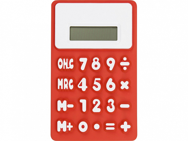 Калькулятор Splitz, красный с логотипом в Екатеринбурге заказать по выгодной цене в кибермаркете AvroraStore