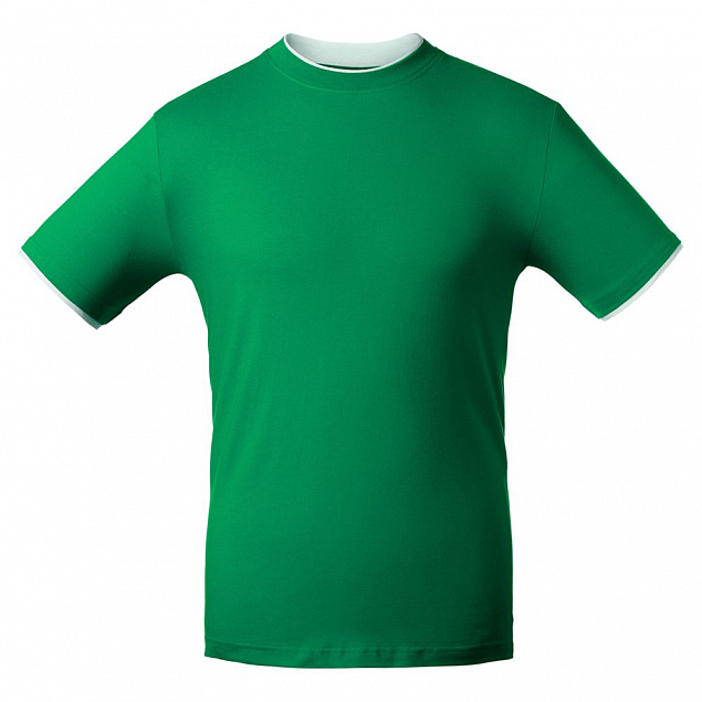 Футболка T-bolka Accent, зеленая с логотипом в Екатеринбурге заказать по выгодной цене в кибермаркете AvroraStore