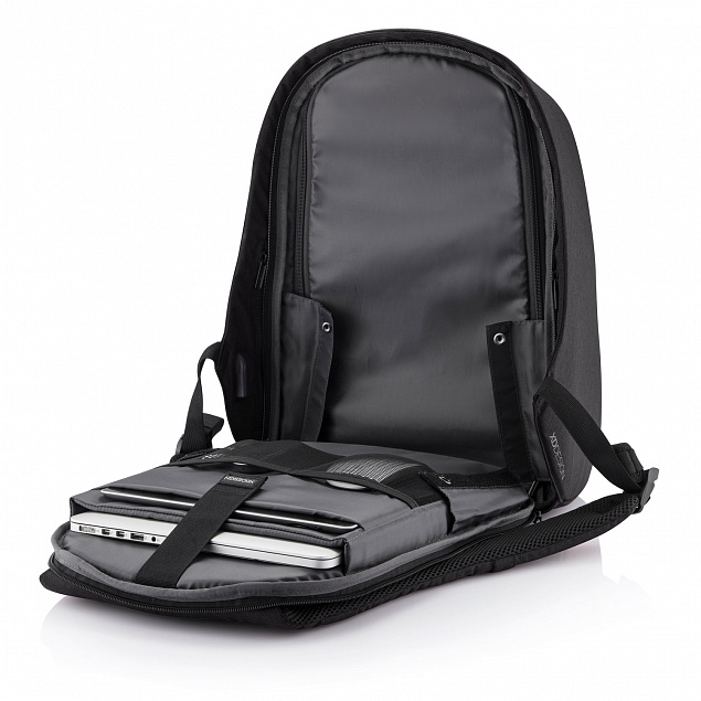 Антикражный рюкзак Bobby Hero Regular, черный с логотипом в Екатеринбурге заказать по выгодной цене в кибермаркете AvroraStore