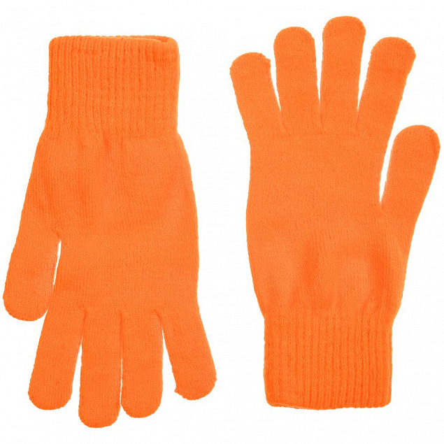 Перчатки Urban Flow, оранжевые с логотипом в Екатеринбурге заказать по выгодной цене в кибермаркете AvroraStore