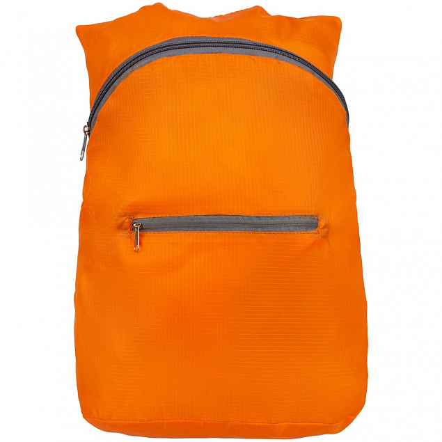 Складной рюкзак Barcelona, оранжевый с логотипом в Екатеринбурге заказать по выгодной цене в кибермаркете AvroraStore