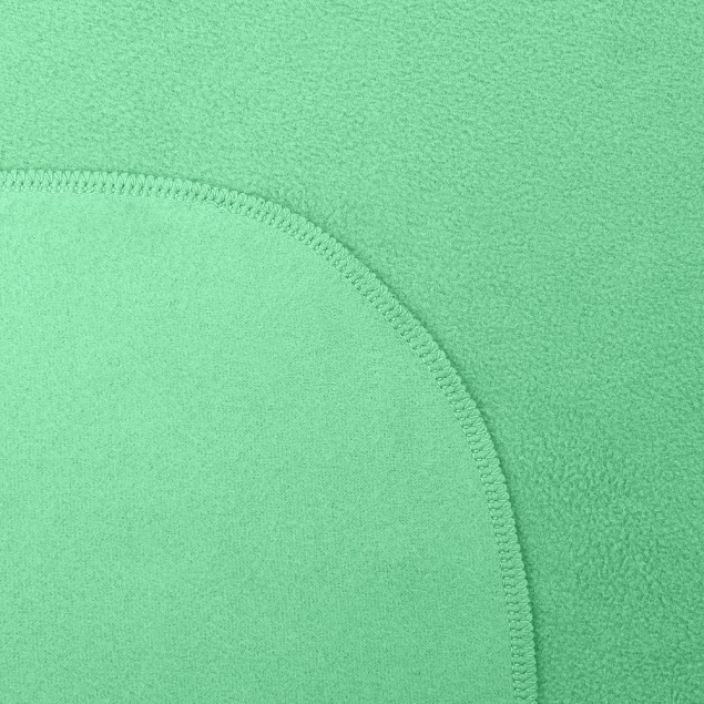 Флисовый плед Warm&Peace, светло-зеленый с логотипом в Екатеринбурге заказать по выгодной цене в кибермаркете AvroraStore