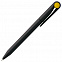 Ручка шариковая Prodir DS1 TMM Dot, черная с желтым с логотипом в Екатеринбурге заказать по выгодной цене в кибермаркете AvroraStore