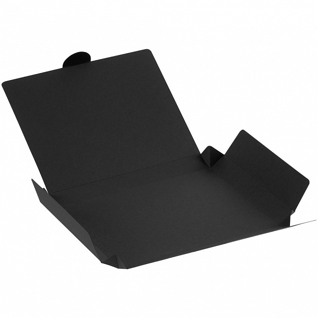 Коробка самосборная Flacky Slim, черная с логотипом в Екатеринбурге заказать по выгодной цене в кибермаркете AvroraStore