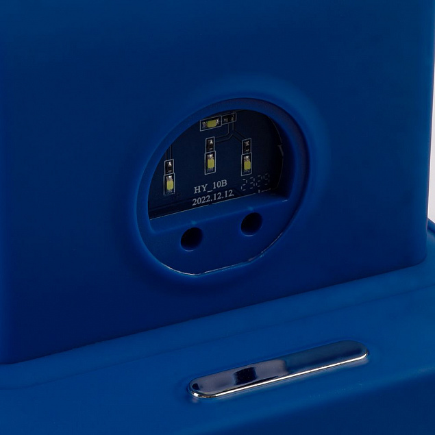 Магнитная зарядная станция Cooper Duo, синяя с логотипом в Екатеринбурге заказать по выгодной цене в кибермаркете AvroraStore