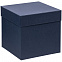 Коробка Cube M, синяя с логотипом в Екатеринбурге заказать по выгодной цене в кибермаркете AvroraStore