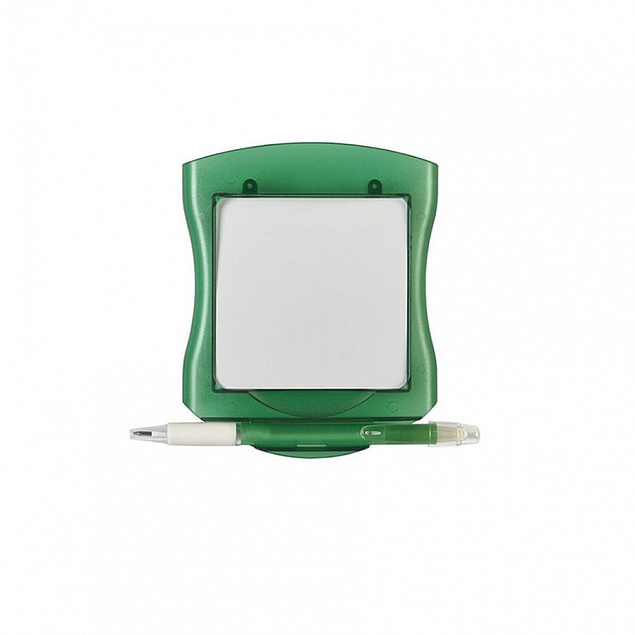 Блокнот на магните "Pinme", зеленая# с логотипом в Екатеринбурге заказать по выгодной цене в кибермаркете AvroraStore