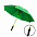 Зонт-трость Golf - Зеленый FF с логотипом в Екатеринбурге заказать по выгодной цене в кибермаркете AvroraStore