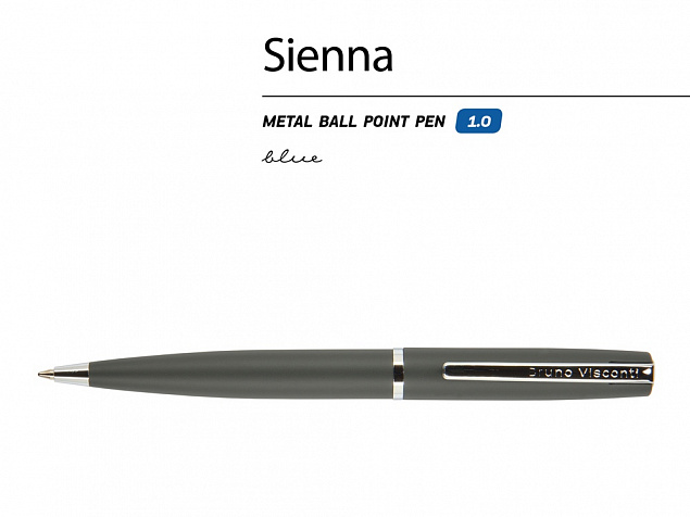 Ручка металлическая шариковая «Sienna» с логотипом в Екатеринбурге заказать по выгодной цене в кибермаркете AvroraStore
