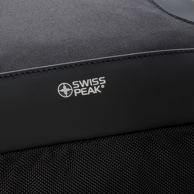 Сумка для ноутбука Swiss Peak, 15", черный с логотипом в Екатеринбурге заказать по выгодной цене в кибермаркете AvroraStore