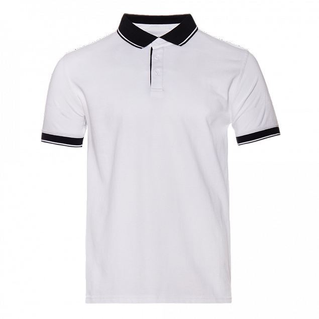 Рубашка поло StanContrast Белый с логотипом в Екатеринбурге заказать по выгодной цене в кибермаркете AvroraStore