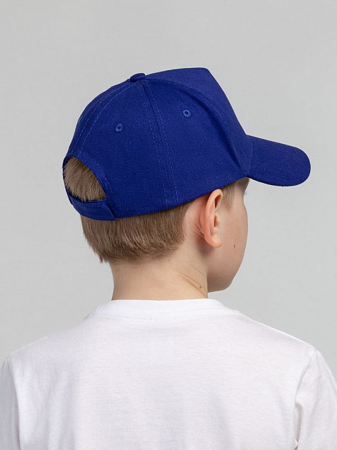 Бейсболка детская Standard Kids, синяя с логотипом в Екатеринбурге заказать по выгодной цене в кибермаркете AvroraStore