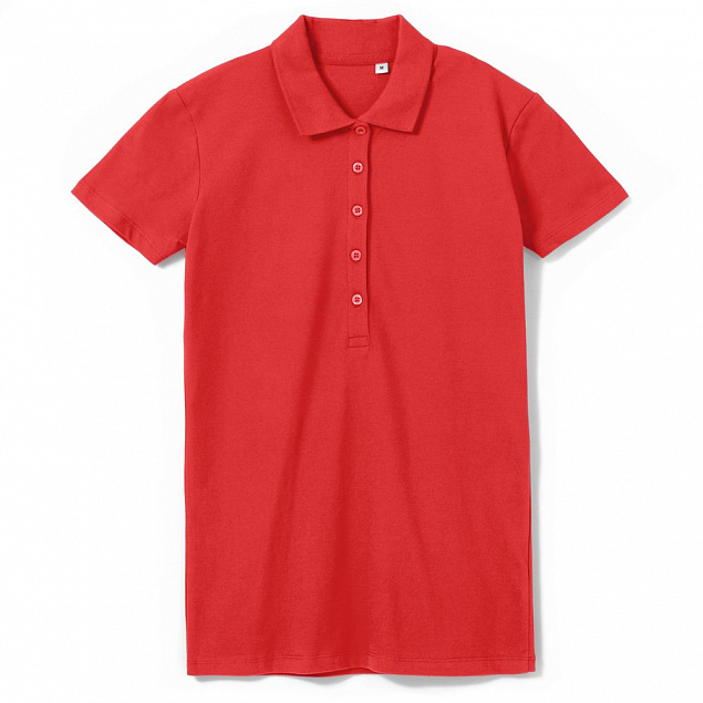 Рубашка поло женская PHOENIX WOMEN, красная с логотипом в Екатеринбурге заказать по выгодной цене в кибермаркете AvroraStore