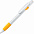 ALLEGRA, ручка шариковая, синий/белый, пластик с логотипом в Екатеринбурге заказать по выгодной цене в кибермаркете AvroraStore