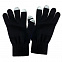 Перчатки мужские для работы с сенсорными экранами, черные с логотипом в Екатеринбурге заказать по выгодной цене в кибермаркете AvroraStore