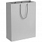 Пакет бумажный Porta XL, серый с логотипом в Екатеринбурге заказать по выгодной цене в кибермаркете AvroraStore