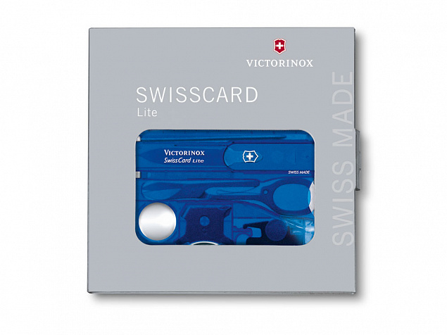 Швейцарская карточка «SwissCard Lite», 13 функций с логотипом в Екатеринбурге заказать по выгодной цене в кибермаркете AvroraStore