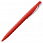 Ручка шариковая Pin Soft Touch, красная с логотипом в Екатеринбурге заказать по выгодной цене в кибермаркете AvroraStore