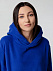 Худи флисовое унисекс Manakin, ярко-синее с логотипом в Екатеринбурге заказать по выгодной цене в кибермаркете AvroraStore