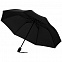 Зонт складной Rain Spell, черный с логотипом в Екатеринбурге заказать по выгодной цене в кибермаркете AvroraStore
