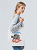 Холщовая сумка «Морские обитатели», молочно-белая с логотипом в Екатеринбурге заказать по выгодной цене в кибермаркете AvroraStore
