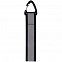 Светоотражающий брелок Flashline, серый с черным с логотипом в Екатеринбурге заказать по выгодной цене в кибермаркете AvroraStore