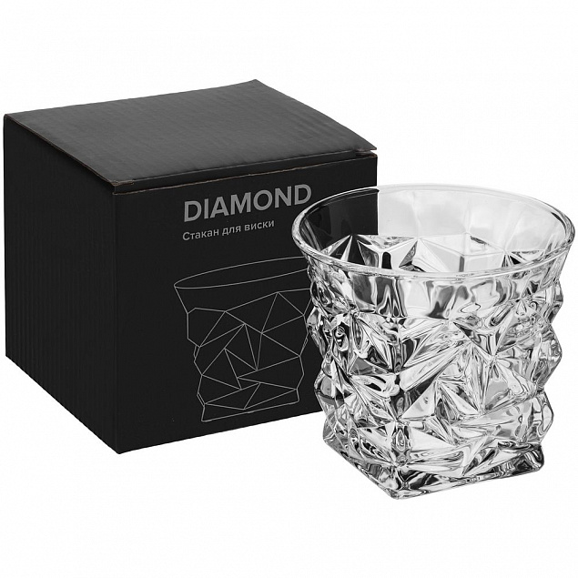 Стакан для виски Diamond с логотипом в Екатеринбурге заказать по выгодной цене в кибермаркете AvroraStore