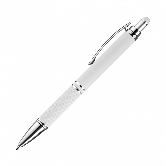 Шариковая ручка Alt, белая с логотипом в Екатеринбурге заказать по выгодной цене в кибермаркете AvroraStore