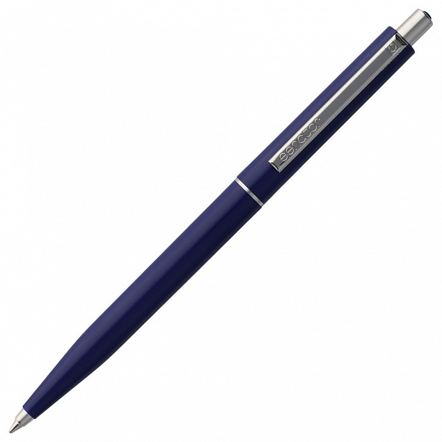 Ручка шариковая Senator Point ver.2, темно-синяя с логотипом в Екатеринбурге заказать по выгодной цене в кибермаркете AvroraStore