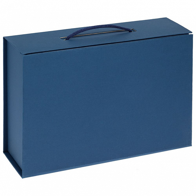 Коробка Matter, синяя с логотипом в Екатеринбурге заказать по выгодной цене в кибермаркете AvroraStore