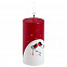 Свеча ручной работы «Снегири на снегу», в форме цилиндра с логотипом в Екатеринбурге заказать по выгодной цене в кибермаркете AvroraStore