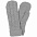 Варежки Heat Trick, темно-серый меланж с логотипом в Екатеринбурге заказать по выгодной цене в кибермаркете AvroraStore