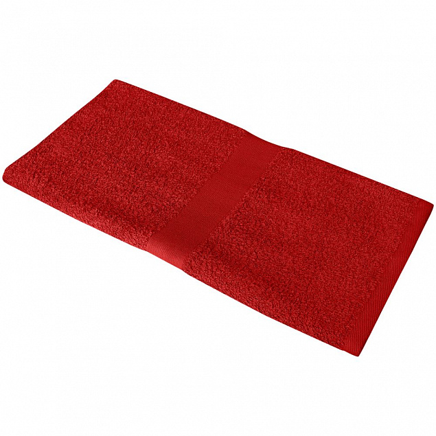 Полотенце Soft Me Medium, красное с логотипом в Екатеринбурге заказать по выгодной цене в кибермаркете AvroraStore