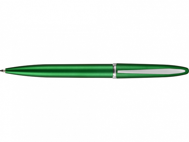Ручка шариковая Империал, зеленый металлик с логотипом в Екатеринбурге заказать по выгодной цене в кибермаркете AvroraStore