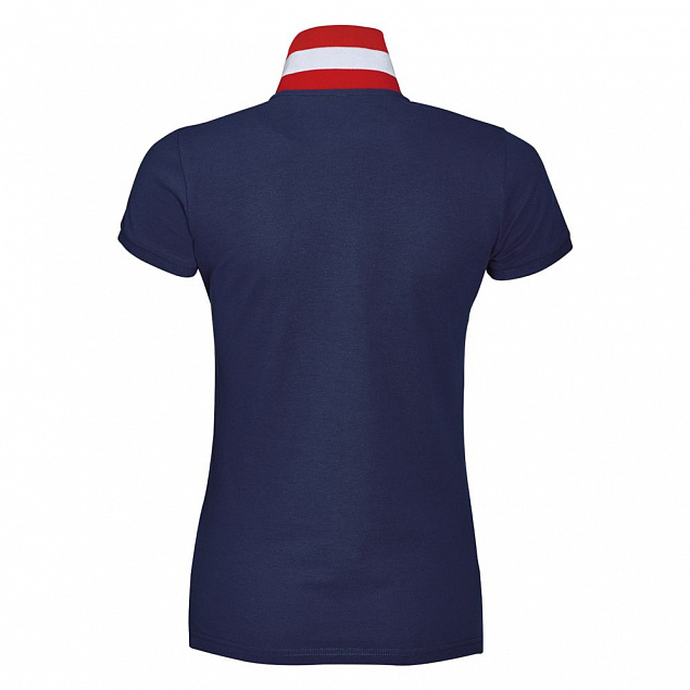 Рубашка поло Patriot Women, темно-синяя с логотипом в Екатеринбурге заказать по выгодной цене в кибермаркете AvroraStore