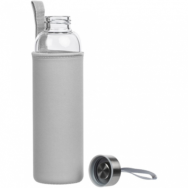 Бутылка для воды Sleeve Ace, серая с логотипом в Екатеринбурге заказать по выгодной цене в кибермаркете AvroraStore