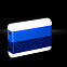 Зарядное устройство с лампой "Светлячок" 2600 mAh, синий с логотипом в Екатеринбурге заказать по выгодной цене в кибермаркете AvroraStore
